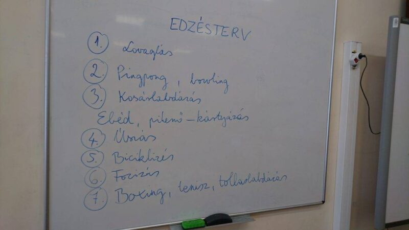Edzésterv Edzésterv
