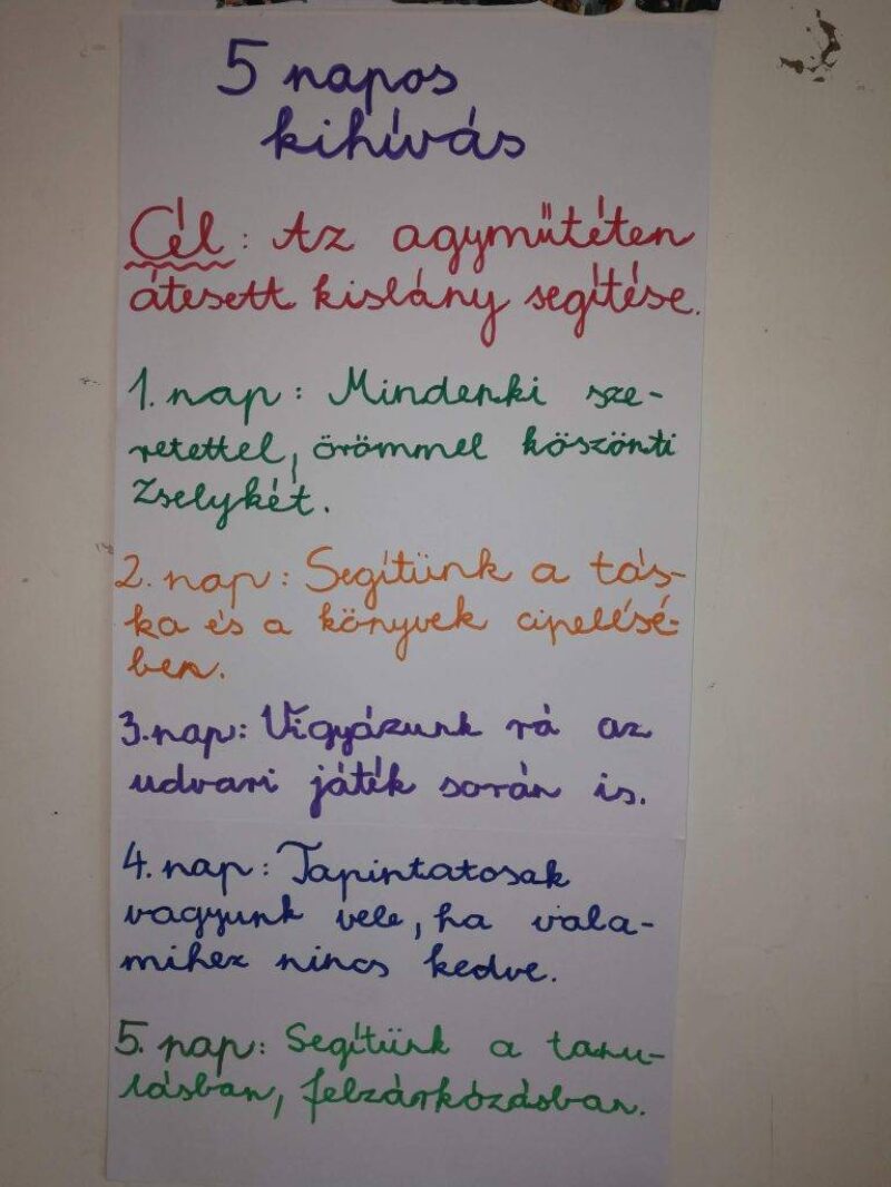 5 napos kihívás 5 napos kihívás
