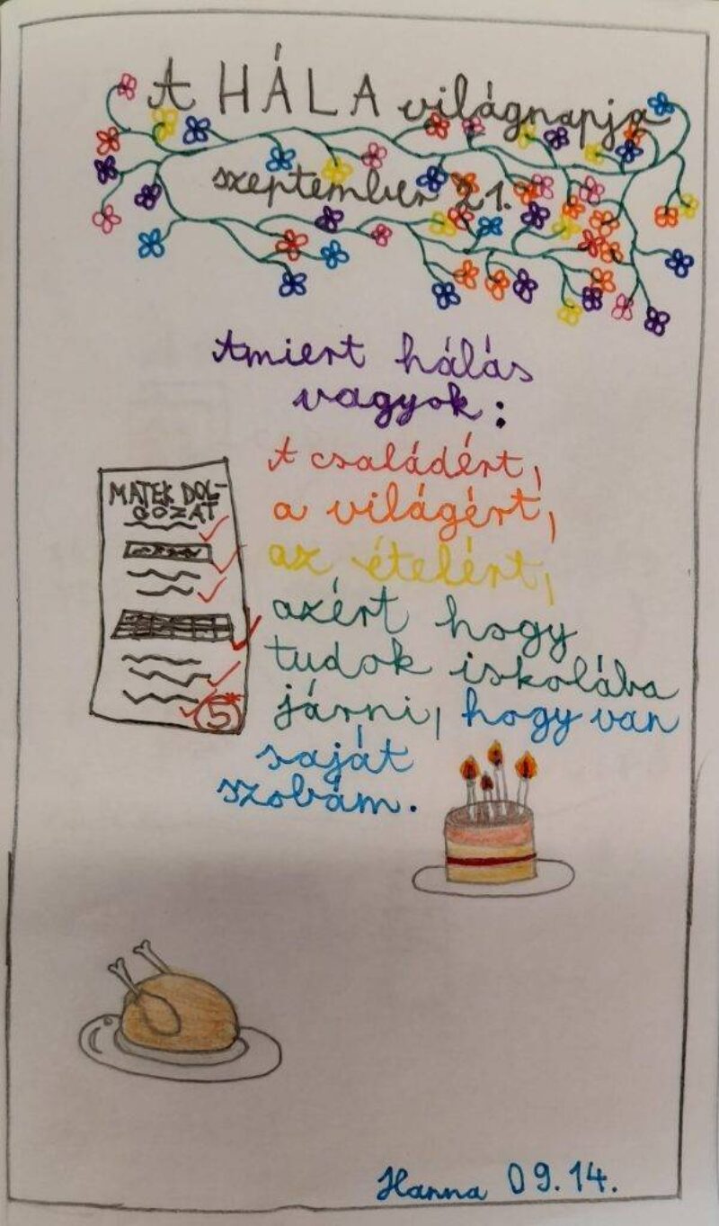 Amiért hálás vagyok Amiért hálás vagyok