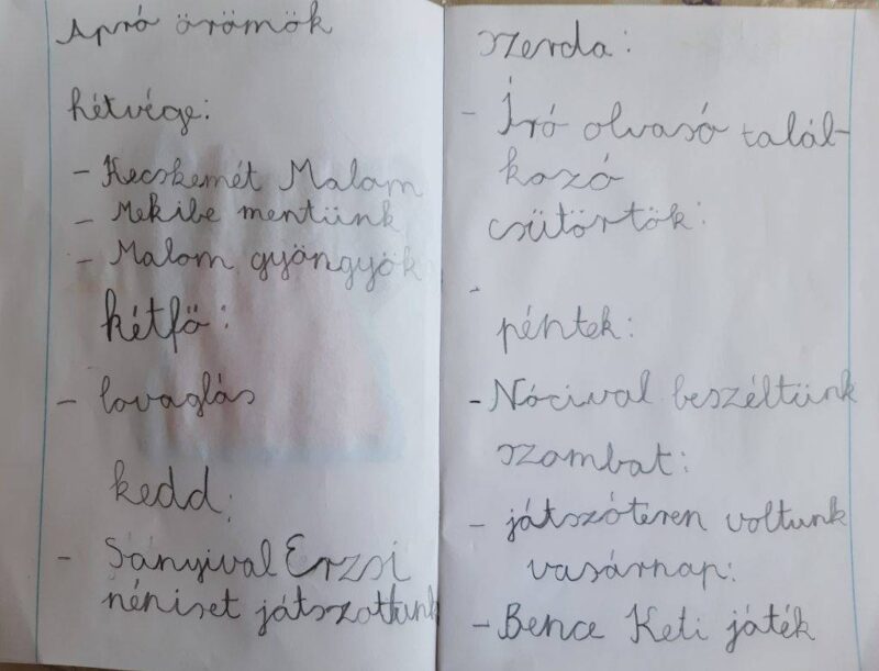 Apró örömök hete Apró örömök hete