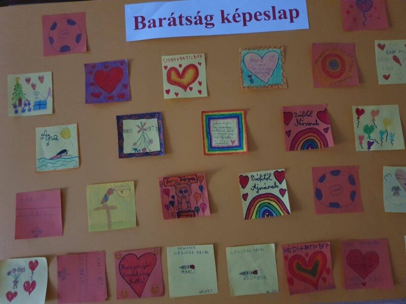 Barátság képeslap