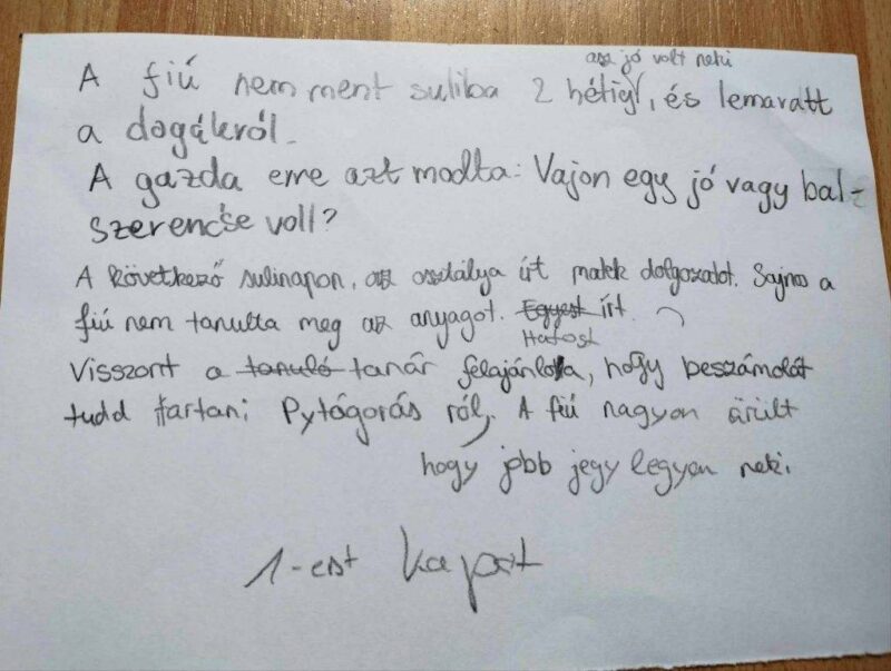 Jó szerencse? Jó szerencse?