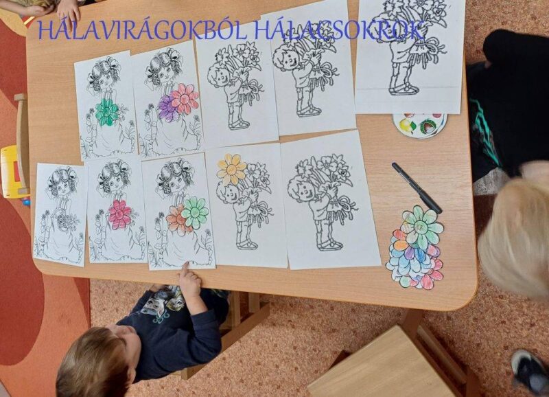 Hálacsokor kiscsoportosoktól Hálacsokor kiscsoportosoktól