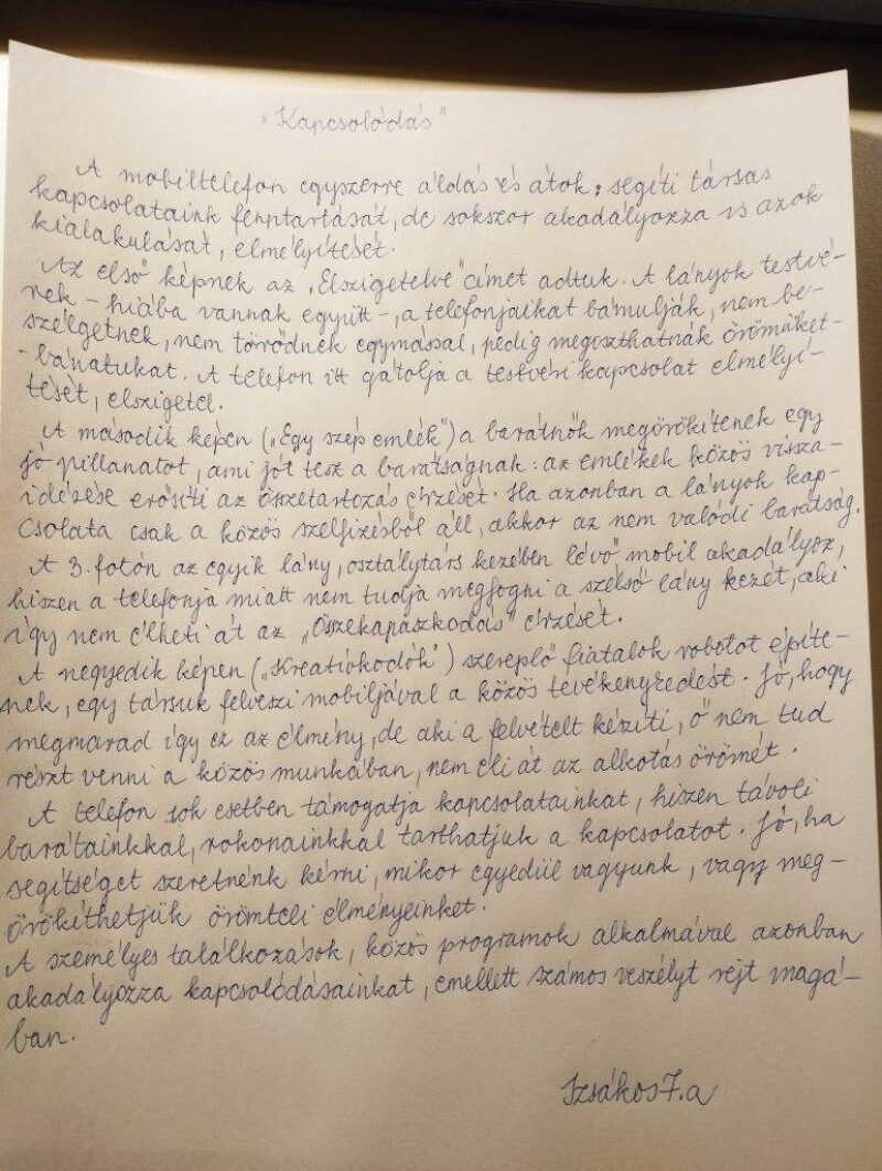 „Kapcsolódás” „Kapcsolódás”