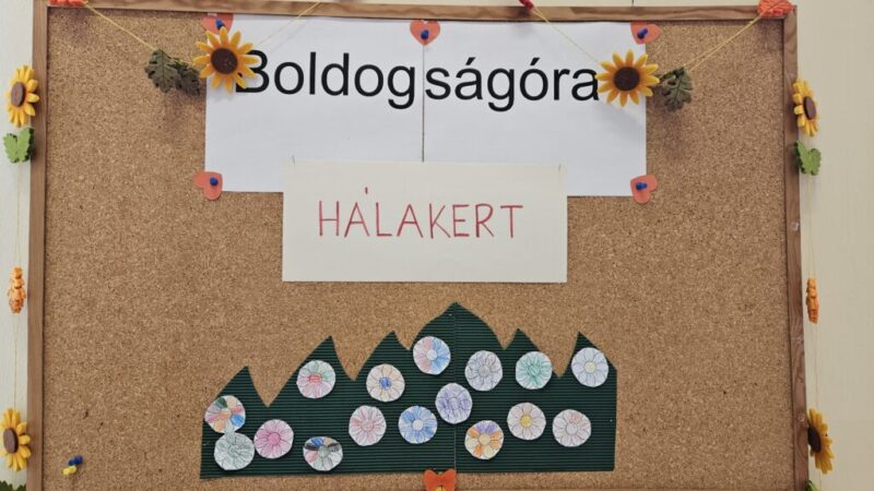 Az idei első boldogságóránk Az idei első boldogságóránk