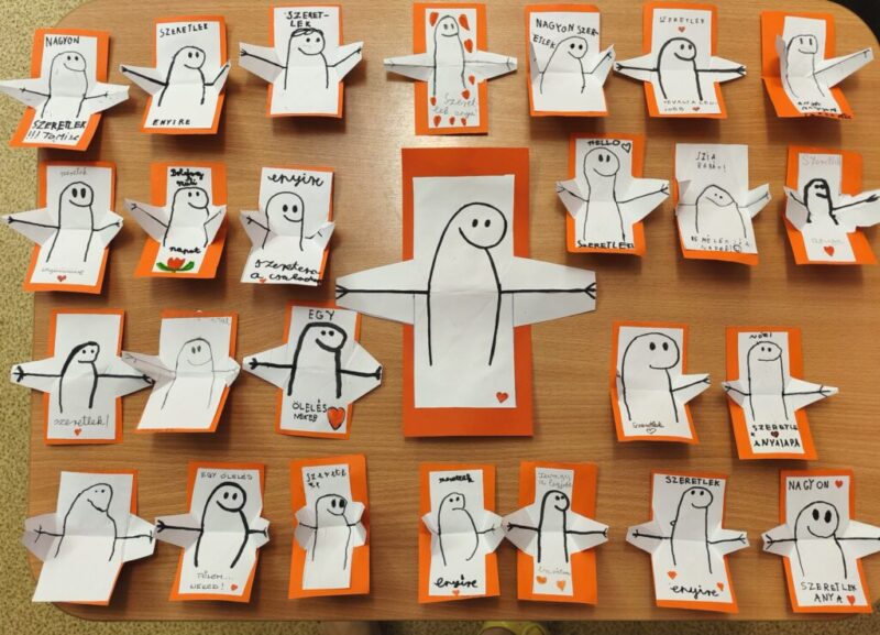 Origami ölelés Origami ölelés