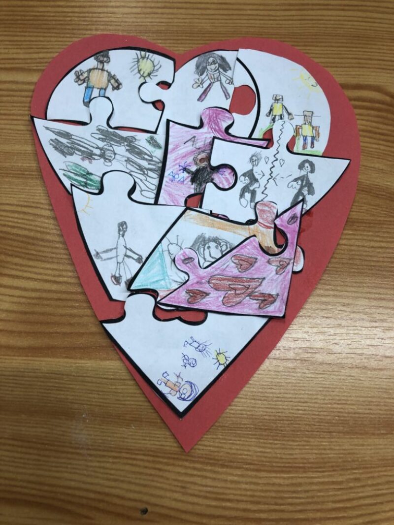 Szív puzzle Szív puzzle